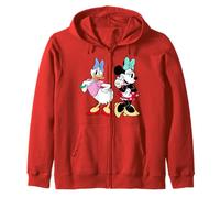 Disney Mickey And Friends Daisy And Minnie Mouse Classic Art Sudadera con Capucha