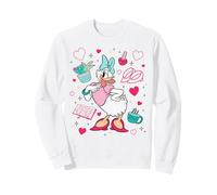 Disney Mickey And Friends Daisy Duck Around Her Iconic Items Sudadera
