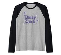 Disney Mickey And Friends Daisy Duck Butterfly Shaped Globe Camiseta Manga Raglan