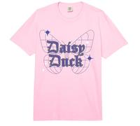 Disney Mickey And Friends Daisy Duck Butterfly Shaped Globe Comfort Colors Adult Heavyweight T-shirt