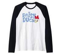Disney Mickey And Friends Daisy Duck Classic Vintage Art Camiseta Manga Raglan