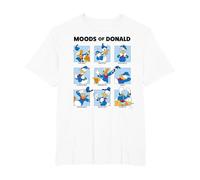 Disney Mickey And Friends Donald Duck Moods Box Up Camiseta, Hombre tallas grandes, Blanco, 4X Alto