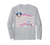 Disney Mickey And Friends Grow With The Flow Minnie & Figaro Manga Larga