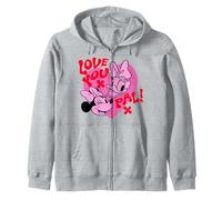 Disney Mickey And Friends Love You Pal Minnie & Daisy Heart Sudadera con Capucha