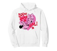 Disney Mickey And Friends Love You Pal Minnie & Daisy Heart Sudadera con Capucha