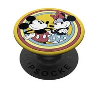 Disney Mickey And Friends Mickey And Minnie Retro PopSockets PopGrip Adhesivo