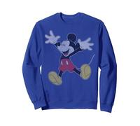 Disney Mickey And Friends Mickey Mouse Jump Retrato Sudadera, Unisex para adultos, Azul Real, XL