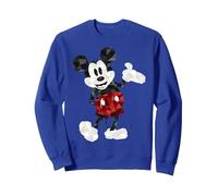 Disney Mickey And Friends Mickey Mouse Polygon Portrait Sudadera, Unisex para adultos, Azul Real, M