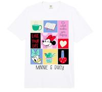 Disney Mickey And Friends Minnie & Daisy Love Your Life Comfort Colors Adult Heavyweight T-shirt