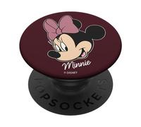 Disney Mickey And Friends Minnie Pink Bow Big Face PopSockets PopGrip Intercambiable