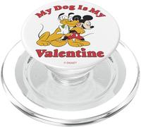 Disney Mickey And Friends Valentine's Mickey Pluto My Dog PopSockets PopGrip para MagSafe