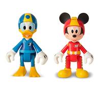 Disney Mickey and The Roadster Racers - Paquete de 2 Figuras (Mickey y Donald)