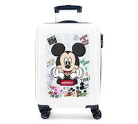 Trolley disney abs suitcase 55cm.4w mickey be cool blanco Talla única