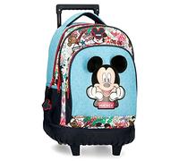 Disney Mickey Be Cool Mochila Compact 2 Ruedas Azul 32x43x21 cms Poliéster 28,9L