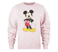 Disney Mickey Boss Man Sudadera, Rosa Palido, 40 para Mujer