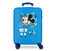Trolley disney abs suitcase 55cm.4w. mickey colour mayhem azul Talla única