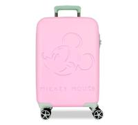 Disney Mickey Crazy Trip Maleta de Cabina Rosa 36x55x20 cms Rígido 2,5 kgs Cierre TSA ABS 2,5 kgs 39,6L Equipaje de Mano