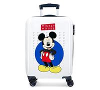 Trolley disney abs suitcase 55cm.4w.mickey enjoy the day blanco Talla única