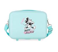 Disney Mickey Friendly Neceser Adaptable Turquesa 29x21x15 cms Rígido ABS 9,14L 0,8 kgs