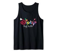 Disney Mickey & Friends Character Letters Family Trip 2026 Camiseta sin Mangas