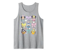 Disney Mickey & Friends Cute Easter Eggs Pastel Color Logo Camiseta sin Mangas