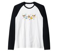 Disney Mickey & Friends Easter Eggs Friends Cute Chest Logo Camiseta Manga Raglan
