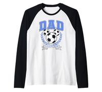 Disney Mickey & Friends Father's Day Dad Soccer Champion Camiseta Manga Raglan