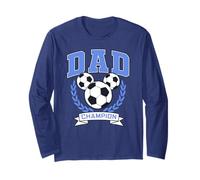 Disney Mickey & Friends Father's Day Dad Soccer Champion Manga Larga