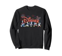 Disney Mickey & Friends Fireworks 4th of July Script Logo Sudadera