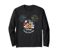 Disney Mickey & Friends Fireworks Vacation Family Trip 2025 Manga Larga