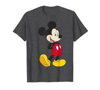 Disney Mickey & Friends Mickey Classic - Retrato Camiseta, Hombre, Jaspeado Oscuro, 3XL