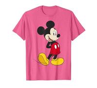 Disney Mickey & Friends Mickey Classic - Retrato Camiseta, Hombre, Rosa jaspeado, 3XL