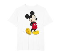 Disney Mickey & Friends Mickey Classic - Retrato Camiseta, Hombre tallas grandes, Blanco, 2X Alto