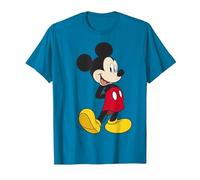 Disney Mickey & Friends Mickey Classic - Retrato Camiseta, Hombre, Zafiro, 3XL