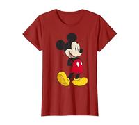 Disney Mickey & Friends Mickey Classic - Retrato Camiseta, Mujer, Arándano, 3XL