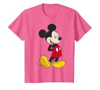 Disney Mickey & Friends Mickey Classic - Retrato Camiseta, Niños, Rosa jaspeado, 3 años