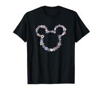 Disney Mickey & Friends Mickey Floral Outline Camiseta