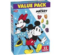 Disney Mickey & Friends - Snacks con sabor a frutas, sin gluten, 22 unidades, 499 g