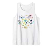 Disney Mickey & Friends Summer Beach Vacation Fun Coquette Camiseta sin Mangas