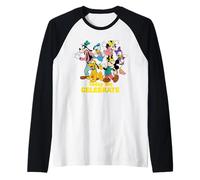 Disney Mickey & Friends "Today We Celebrate" Party Matching Camiseta Manga Raglan