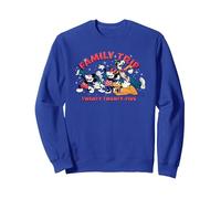 Disney Mickey & Friends Vacation Selfie Family Trip 2025 Sudadera, Unisex para adultos, Azul Real, M