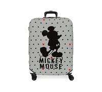 Disney Mickey Funda para maleta de cabina, Niñas, Gris, 26 x 48 x 60 cm