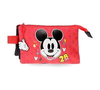 Disney Mickey Get Moving Estuche Triple Multicolor 22x12x5 cms Poliéster
