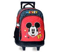 Disney Mickey Get Moving Mochila Compact 2 Ruedas Multicolor 32x45x21 cms Poliéster 28,9L