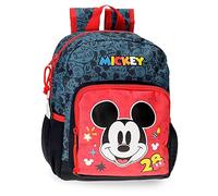 Disney Mickey Get Moving Mochila Preescolar Adaptable a Carro Multicolor 23x28x10 cms Poliéster 6,44L