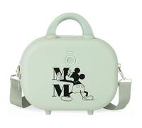 Disney Mickey Happiness Neceser Adaptable con Bandolera Verde 29x21x15 cms Rígido ABS 9,14L 2,52 kgs
