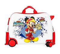 Disney Mickey Joy Maleta Infantil Multicolor 50x38x20 cms Rígida ABS Cierre combinación 34L 2,1Kgs 4 Ruedas Equipaje de Mano