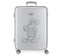 Trolley disney abs suitcase 68cm.4w.disney 100 mickey gris Talla única