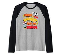 Disney Mickey Minnie Chip 'n Dale 1st Magical Day of School Camiseta Manga Raglan
