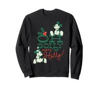 Disney Mickey & Minnie Christmas Oh Golly More Holly Holiday Sudadera